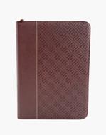 Biblia/RVR086cZLGi / Vino Tinto/ Letra Gigante (Símil Piel con Zipper)