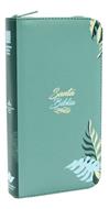 Biblia/RVR035cZTI/ PJR /Verde Canto Plateado (Símil Piel con Zipper)