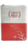 Biblia /RVR056cZTILG /Indice Rosado Plateado Canto Plateado