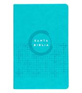 Biblia NVI/Ultrafina/Turquesa/Letra 8 Puntos (Símil Piel con Zipper)