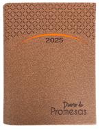 Agenda Diario De Promesas 2025 Cafe (Tapa Dura)