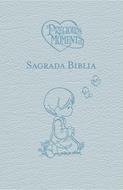 Biblia Católica Preciosos Momentos Azul Celeste (Símil Piel)