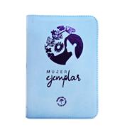 Biblia Mujer Ejemplar TLA066 PJR Azul Canto Plateado (Símil Piel) [Biblia]