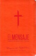 Biblia El Mensaje Naranja/ Imitación Piel (Símil Piel) [Biblia]