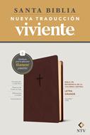Biblia NTV Referencia En Columna/ Cafe Sin Cierre/ L.G con Filament (Símil Piel)
