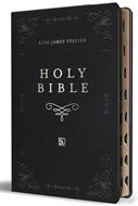 Biblia Ingles KJV Negra Indice Letra Gigante (Símil Piel)