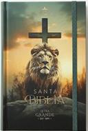 Biblia RVR6065c/ Leon de Juda Cruz/ Negra Tapa Dura Elastico (Tapa Dura) [Biblia]