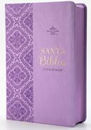 Biblia RVR60c Lila/ Canto Pintado/ Premios Y Regalos (Símil Piel)
