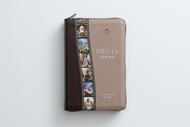Biblia RVR6065cz/ Héroes Café/ I.Piel Cierre (Símil Piel con Zipper) [Biblia]