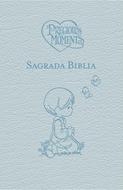Biblia Católica Preciosos Momentos Azul Celeste (Símil Piel)