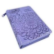 Biblia NBLA Morada/ Bolsillo Cierre (símil piel)