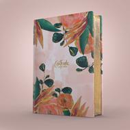 Biblia RVR60/Centrada En Cristo/Floral/Simil Piel (Símil Piel)