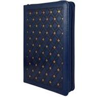 Biblia RVR60/ Manual L.G/ Azul Marino Imitacion/ Cierre Indice (símil piel)