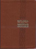 Biblia de Estudio Exégesis  RVR95 086cEELM Miel (Símil Piel)