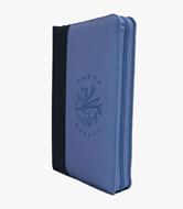 Biblia RVR066ZLG Azul Claro  Cierre Canto Pintado (Símil Piel con Zipper) [Biblia]