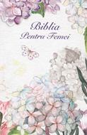 BIBLIA PENTRU FEMEI ALBA CU FLORI, mare