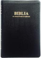 Biblia - format mare, de lux, cu explicaţii si concordanţă, fara fermoar (Piele), Dumitru Cornilescu (Piele)