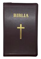 Biblia, editia Centenara, cu fermoar, maro