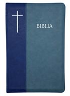 Biblia, editia Centenara, cu fermoar, albastru