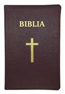 Biblia, editia Centenara, de piele, visinie