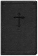 KJV Bible large print thinline bible black, Words of Christ in Red.