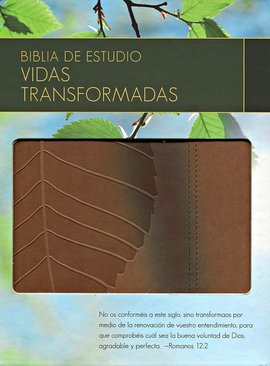 Biblia de estudio vidas transformadas