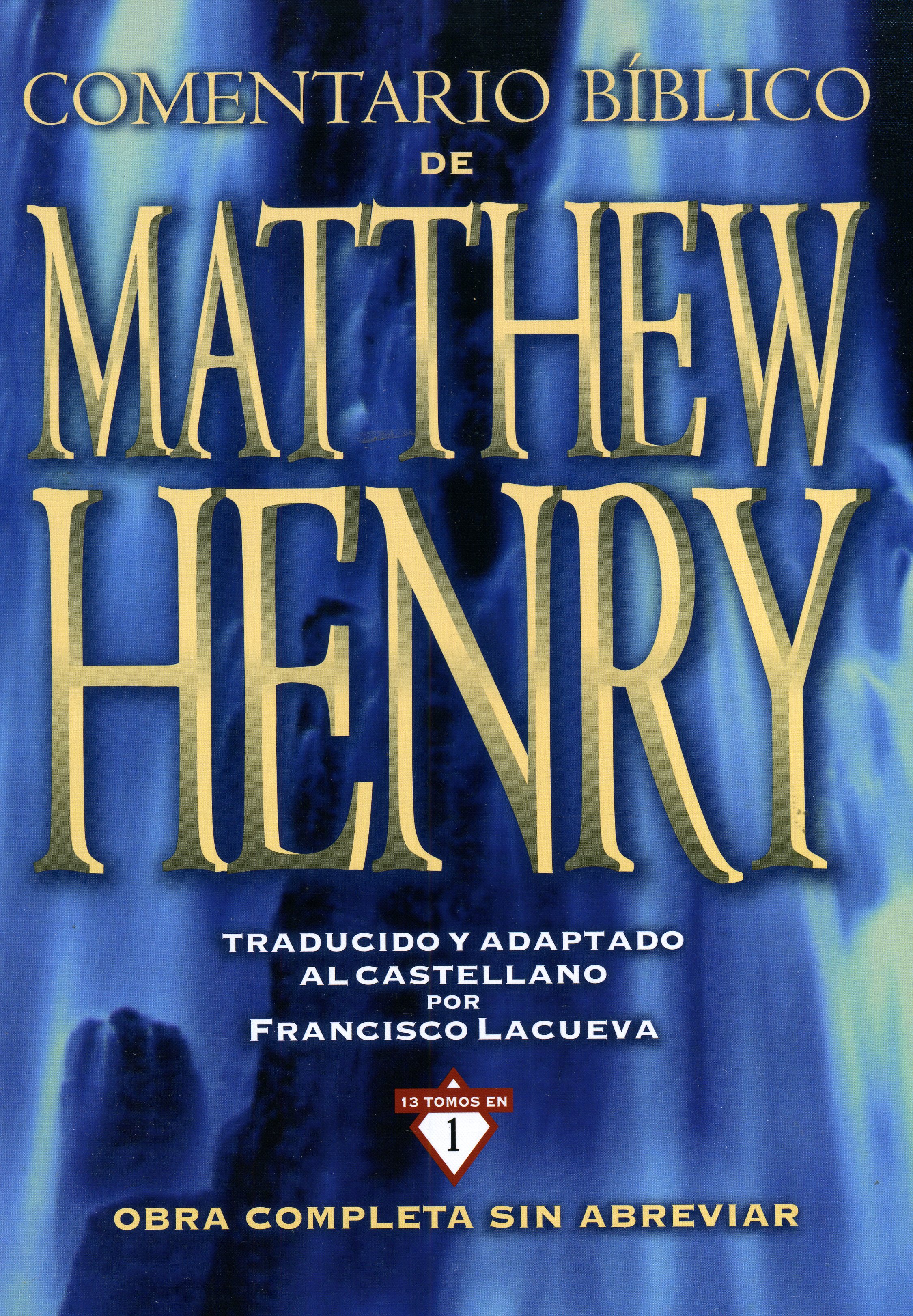 Nuevo comentario Matthew Henry 13 Tomos en 1
