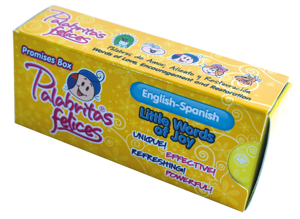 Caja de Promesas Palabritas Felices