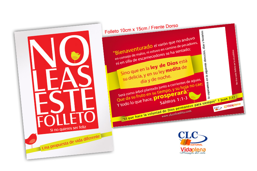 No Leas este Folleto - Paquete de 100
