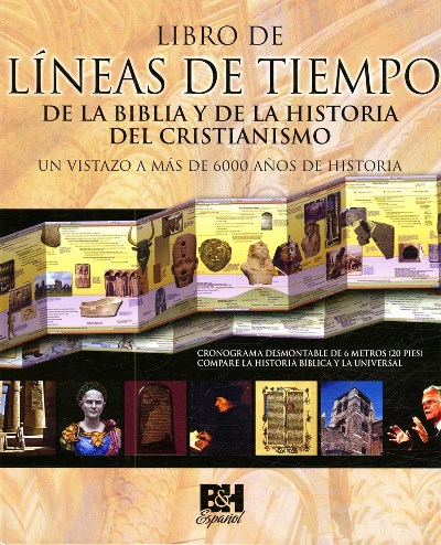 Libro de líneas de tiempo de la biblia y de la historia del cristianismo