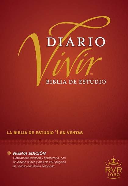 Biblia de Estudio Diario Vivir con Índice