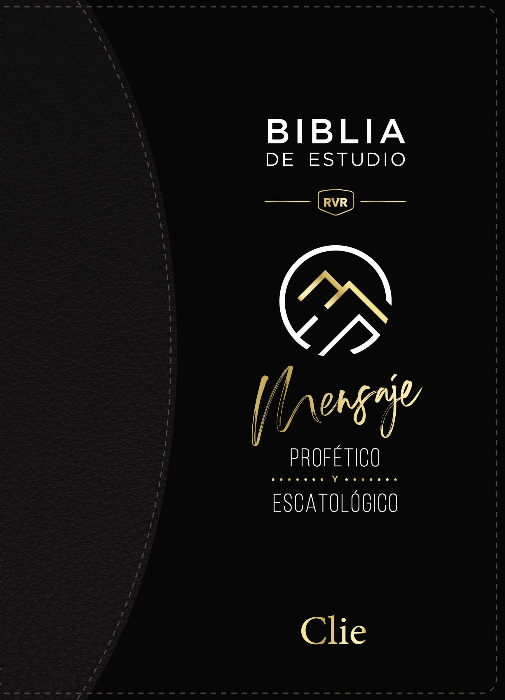 Biblia de Estudio Mensaje Profético y Escatológico Negro con Índice
