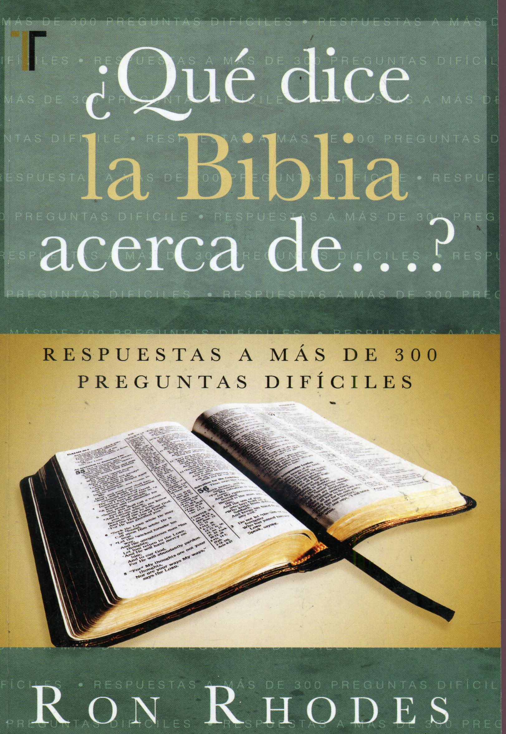 ¿Qué Dice la Biblia Acerca de... ?
