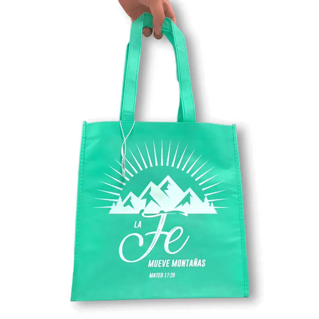 Bolsa de Tela La Fe Mueve Montañas