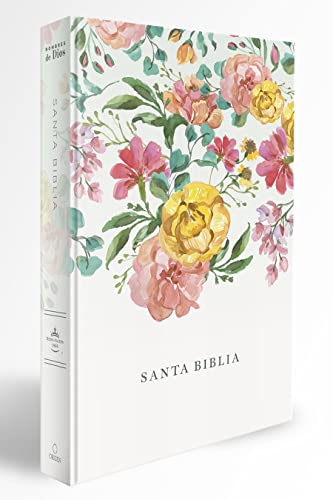 RVR 1960 Biblia Flores Naranjas Letra Grande