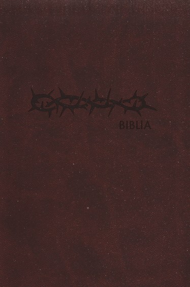 Biblia Bolsillo Compacta Piel Elaborada Vinotinto