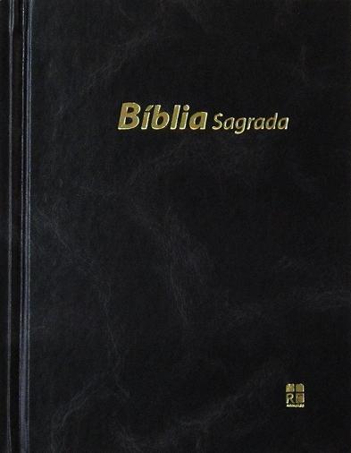 Bible en portugais petit noir rigide
