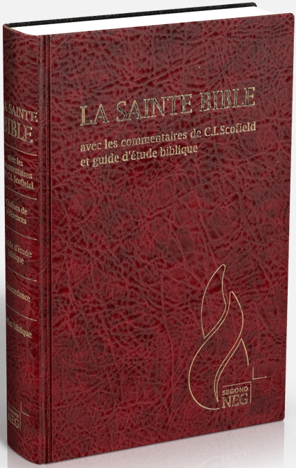 Bible d'étude Segond NEG Scofield grenat