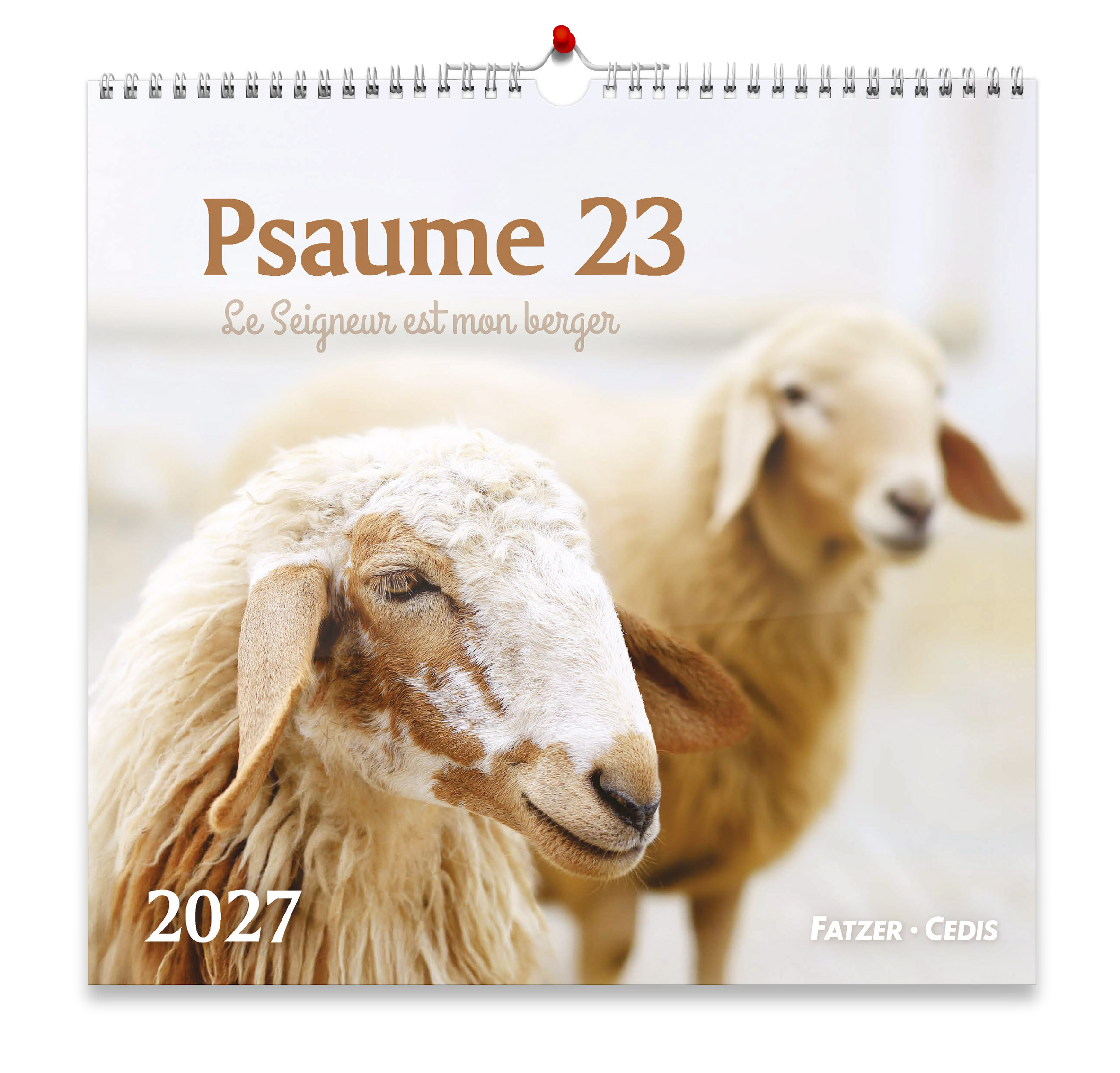 Psaume 23 calendrier grand format 2027