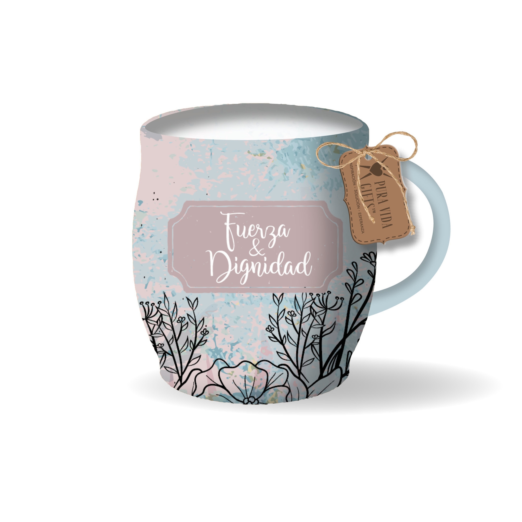 Taza Alegria Fuerza y Dignidad