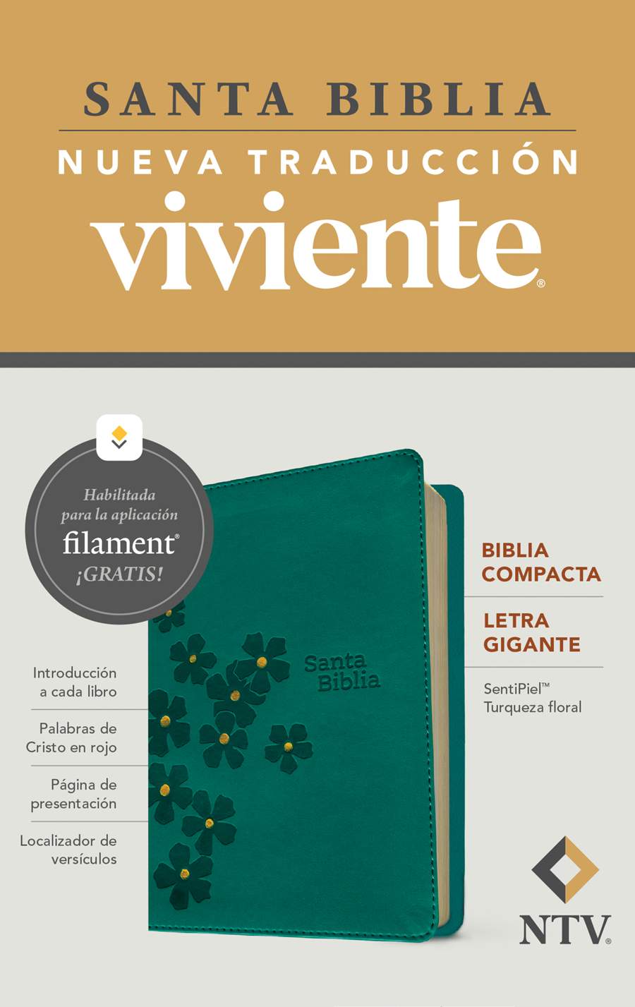 NTV Biblia Letra Gigante con Filament