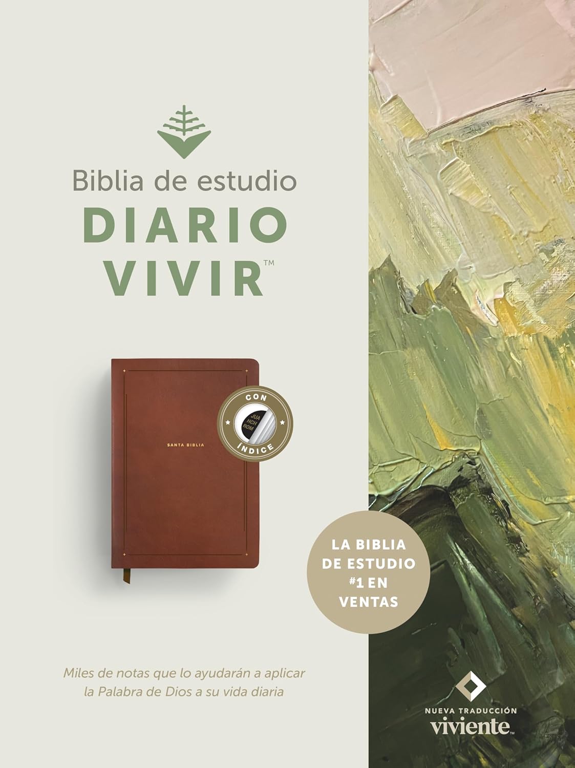 NTV Biblia de Estudio Diario Vivir con Índice