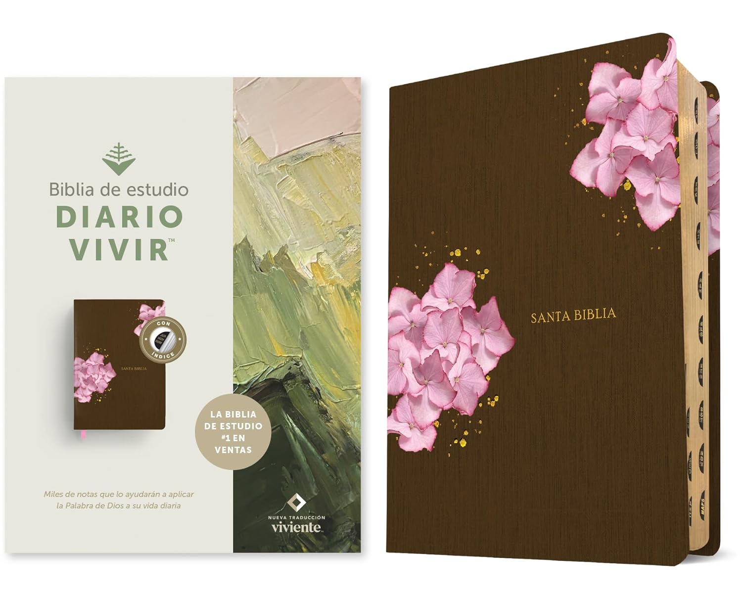 NTV Biblia de Estudio Diario Vivir Flores