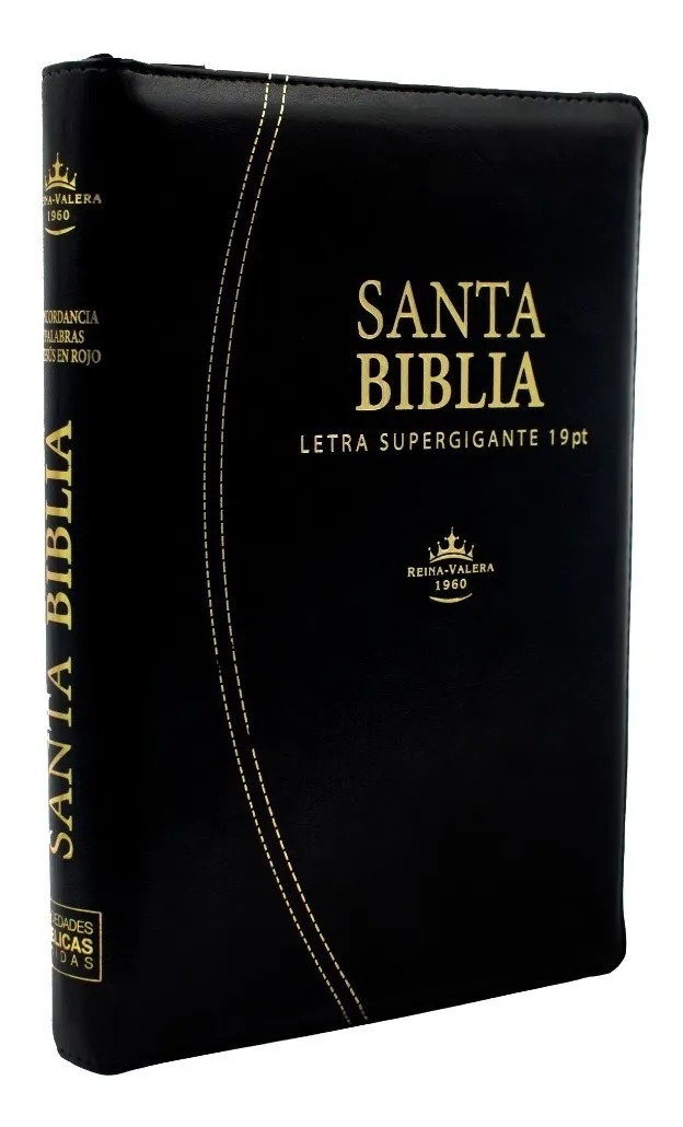 Biblia/RVR086cLSGIZTI/Letra Super Gigante 19pt./Negro