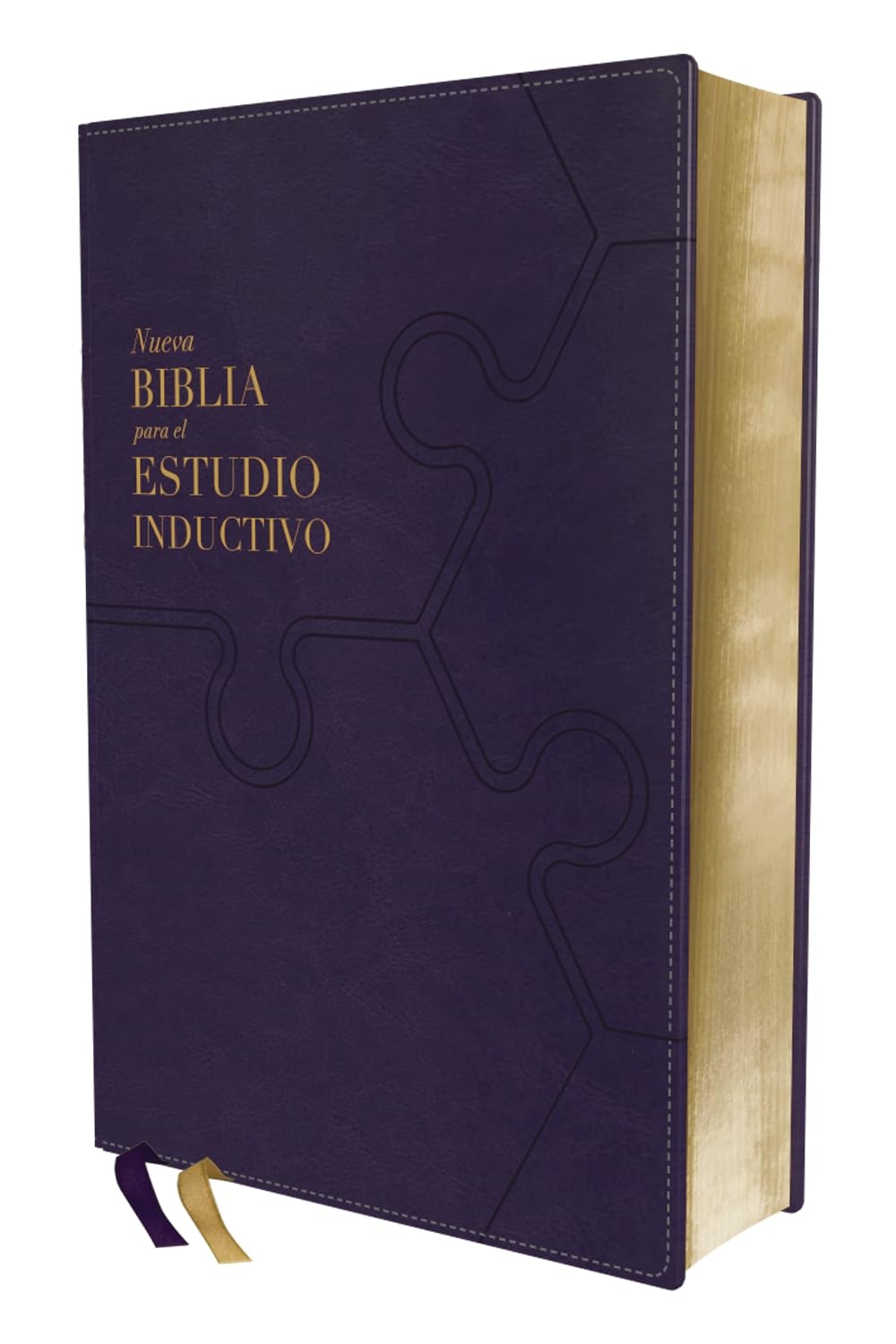 Biblia NBLA Estudio Inductivo Piel Morada Italiana