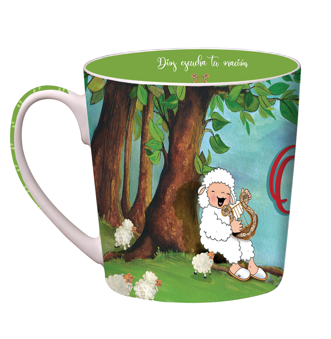 Taza Ovejitas Dios Escucha Tu Oración