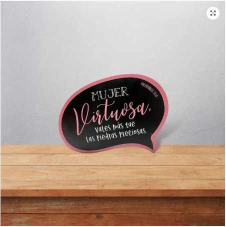 Adorno Diálogo Mujer Virtuosa