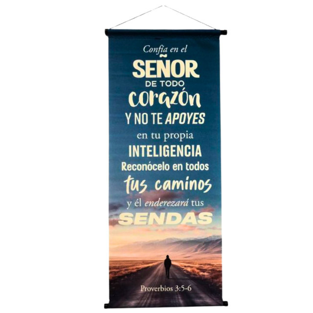 Pergamino: Confía en el Señor de todo Corazón