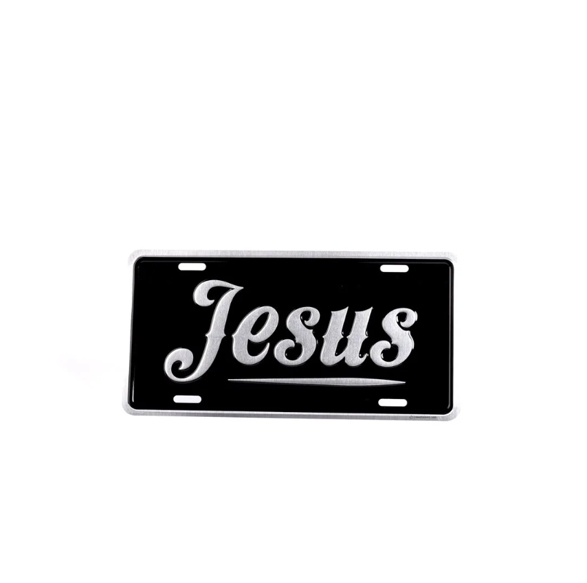 Placa de Auto Deluxe Jesus