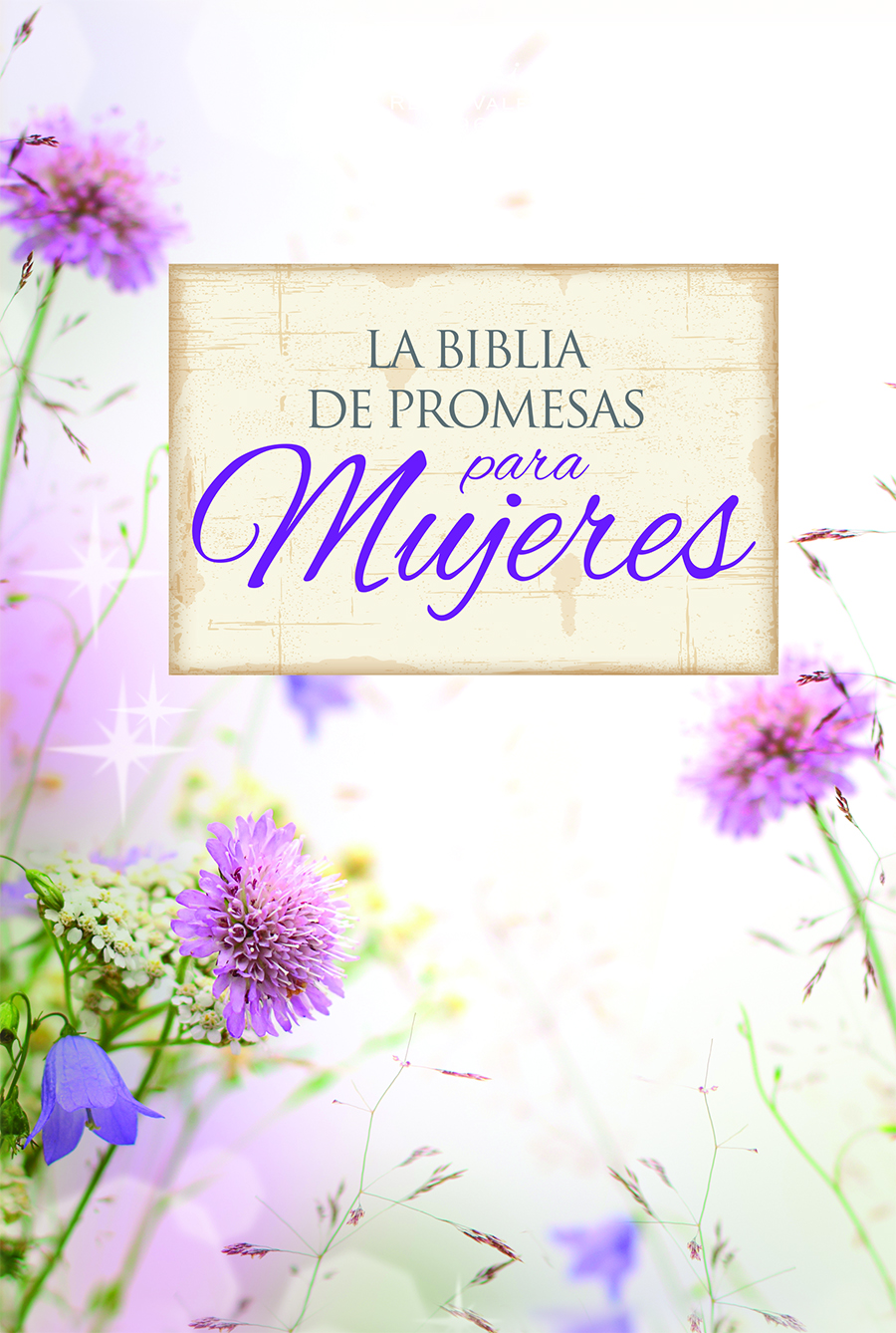 Biblia Promesas Letra Grande Piel Especial Floral